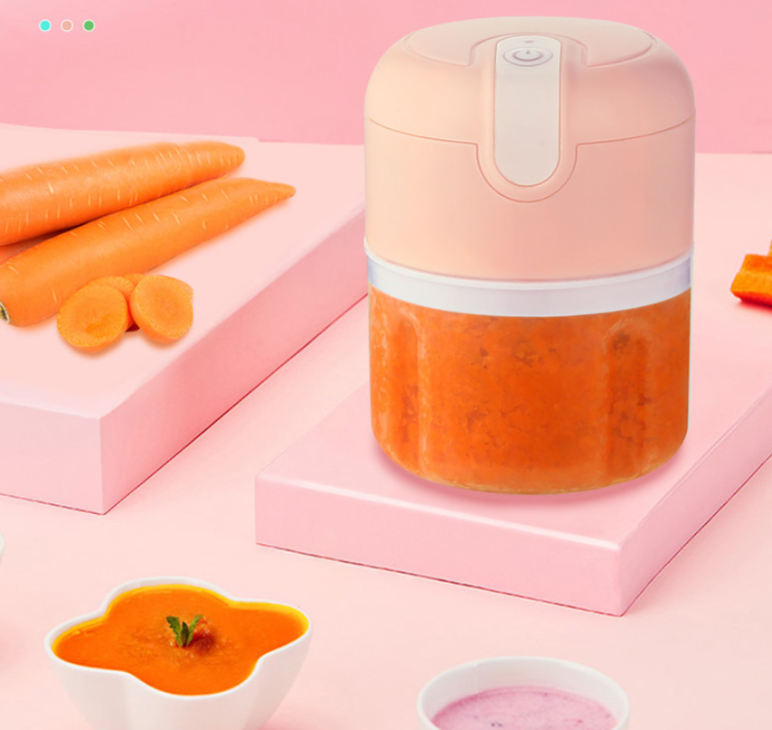 TRULEGANCE™ Mini Electric Garlic Chopper Food Processor, Garlic Electric Grinder Onion Chopper, Blender to Vegetable, Wireless Garlic Mincer Tool for Ginger, Chili, Fruit, Meat, etc