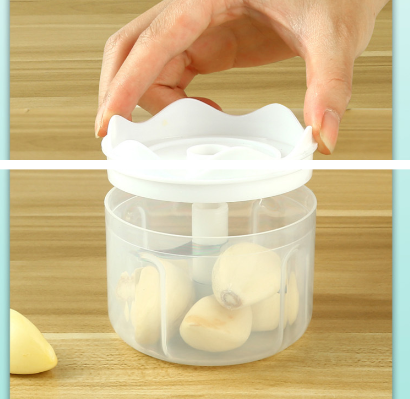TRULEGANCE™ Mini Electric Garlic Chopper Food Processor, Garlic Electric Grinder Onion Chopper, Blender to Vegetable, Wireless Garlic Mincer Tool for Ginger, Chili, Fruit, Meat, etc